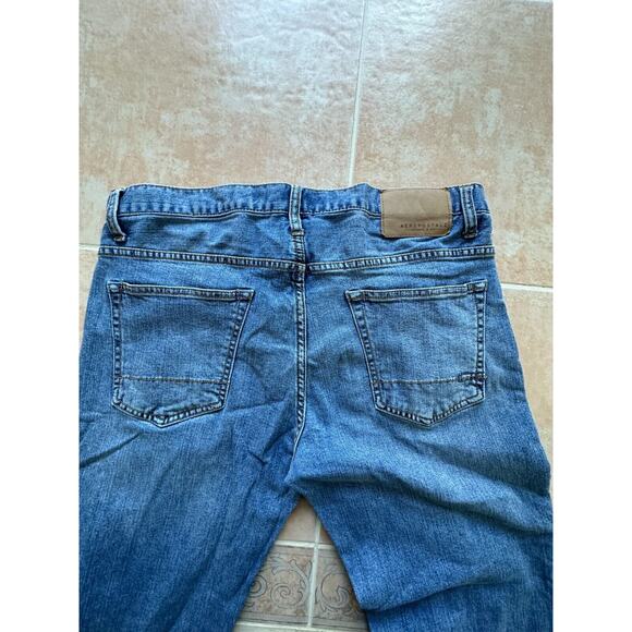 Aeropostale Slim Straight Jeans Size 34 X 32 - Picture 6 of 11